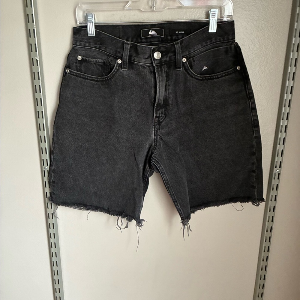 Quicksilver - Black Denim Cutoff Shorts
